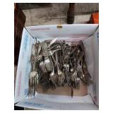 Box of flatware forks only