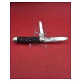 R Klaas Kissing Krane Double Blade Pocket Knife
