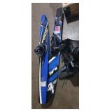 Blast 59 fiberglass reinforced water skis extra