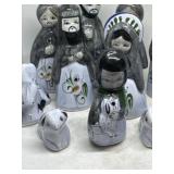 Mexican Folk Art Nativity figurines