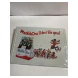 12 in x 17 in metal Mountain Dew sign