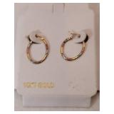 10k gold hoop earrings