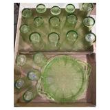 Jeannette Glass Company UV depression Cherry