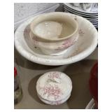 Revere basin, chamber pot, & potpourri dish