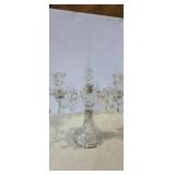 Crystal candelaria, with hanging prisms