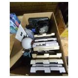 Large box of assorted game unit parts: Sega