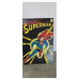 Superman d c comics metal wall sign 9x13