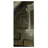 Wall display shelf , metal magazine rack , and