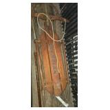 Olympian snow sled with metal frame