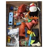 Older PEZ dispensers, Looney Tunes, hot wheels,