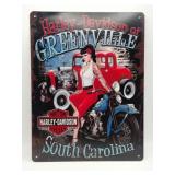 Harley-Davidson Greenville sign 10x13