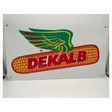 DeKalb metal sign 17x10