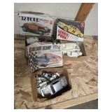 AMT ford Roadster,  Malibu and valiant model kits