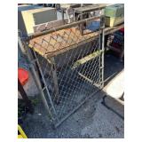 Chain-link metal fence gate 38ï¿½ x 44ï¿½