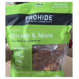Large 12oz bag of prohide chicken & apple dog