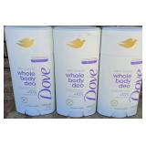 3 sticks of dove deodorant
