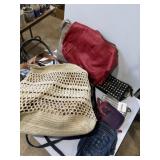 Collection of handbags and purses