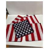 20 in x 20 in USA flag bandannas