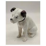 Modern cast iron "nipper" dog Bank