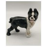 Modern cast iron black /white Boston terrier dog