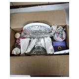 Box of candle votives, decorative candles,