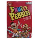 3 boxes of fruity pebbles cereal