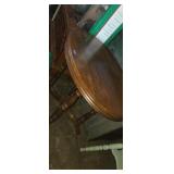 Oval top side table