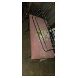 Cast iron base bench