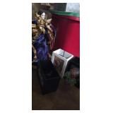 Angel christmas tree topper , christmas light