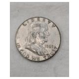 1963-D  Franklin half dollar