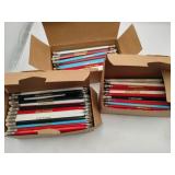 3 boxes of vintage ink pens marked ceramic by