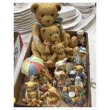 Cherished Teddies figurines by Enesco, vintage