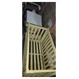 Wooden baby crib , and stroll-o-chair baby