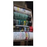 Assortment of spray paint