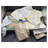 Old dress patterns, hand stitched crafts &
