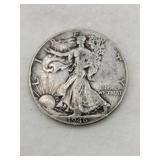 1946  silver walking liberty half dollar
