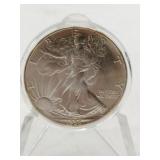 1986 silver American eagle dollar