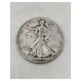 1945 silver walking liberty half dollar