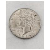 1922 silver Peace dollars