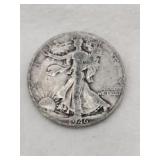 1946 silver walking liberty half dollar
