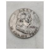 1953-D  Franklin half dollar
