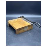 Old 6" Ingento wooden paper cutter