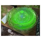 Jeannette Glass Company UV depression Cherry