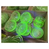 Jeannette Glass Company UV depression Cherry