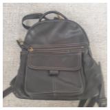 Genuine leather fossil mini backpack