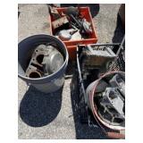 Motorcycle parts lot