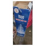 1000 clear holdiday light chrostmas tree 7ft