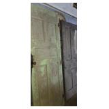 2 solid wooden doors 30x84 32x80