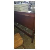 Full size wooden head board no rails