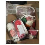 Box of different colors, styles, brands of